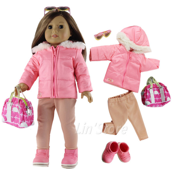 Fashion Doll Clothes Set Toy Clothing Outfit for 18