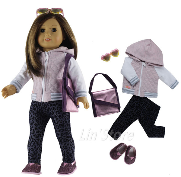 Fashion Doll Clothes Set Toy Clothing Outfit for 18