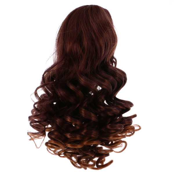 New 1pcs Dolls Accessories Dolls Wavy Curly Hair Wig for 18 inch American Girl Doll DIY Making Party Accessory Hair Replace