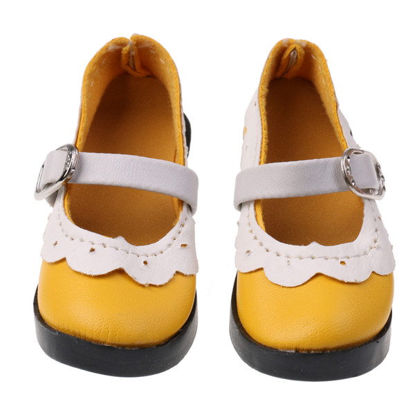 New 1 Pair PU Leather Lolita Shoes High Heel Shoes for 1/3 BJD SD LUTS Dollfie Dolls Daily Life Necessities Acess Kids Toys Gift