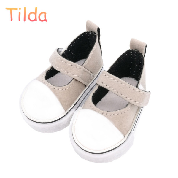 5cm Tilda Doll Shoes for Handmade Sewing Dolls,Lovely Mini Casual Dolls Toy Sneakers for BJD,Doll Slippers Toy Accessories