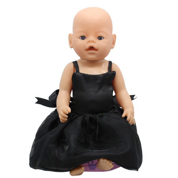 Zapf Baby Born Doll Clothes 15 Styles Bowknot Princess Skirt Dress Fit 43cm Zapf Baby Born Doll Accessories Girl Gift X-171