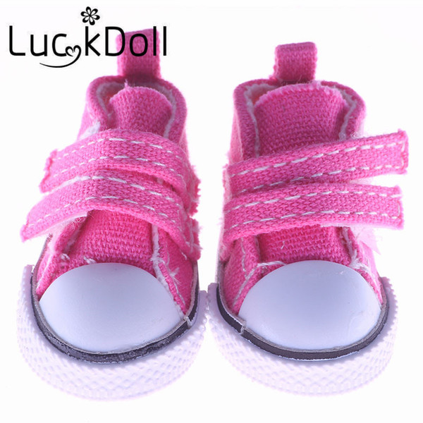 New arrivals 8 Colors 1 Pair Canvas Shoes For BJD Doll Toy Mini Doll Shoes for Sharon Doll Boots Dolls Accessories Hot Sale 5cm