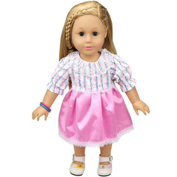 Variety of multi - color leisure suits Clothes for 45cm American girl and Zapf baby born doll accessories