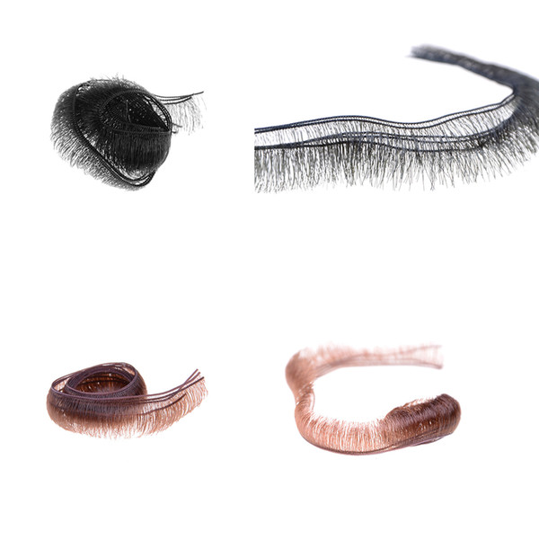 Wholesale 5pcs/lot 0.5/0.8/1.0cm Width Eyelashes For Doll Baby Dolls Accessories Doll Eyelashes