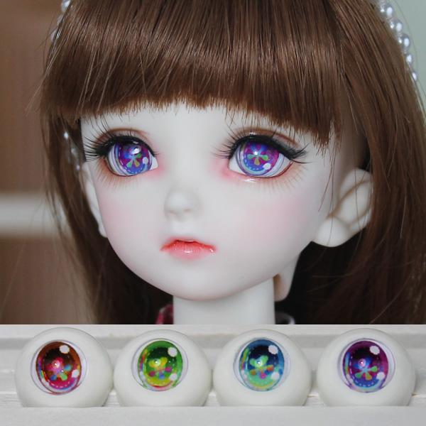 1pair 14MM/16MM/18MM Acrylic Eyes for dolls, 1/6 1/4 1/3 BJD Eyes, Doll Accessories