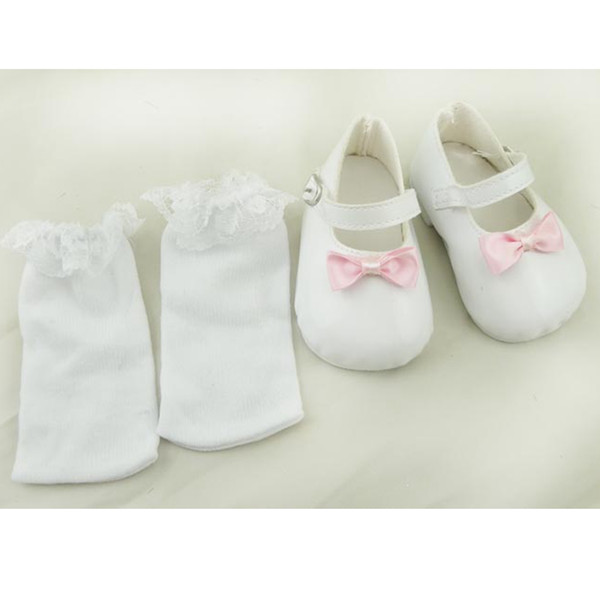 Hot Reborn Baby Doll Accessories Shoes Fashion Shoes And Socks Suitable For Girls 22 Inch 55cm Dolls Children Gift Accessories