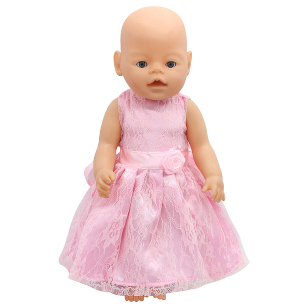 Zapf Baby Born Doll Clothes 15 Styles Cute Princess Skirt Dress Fit 43cm Zapf Baby Born Doll Accessories Girl Gift X-172