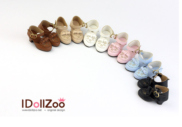 Handmade Hollow small heels Doll shoes,doll accessories for 1/6BJD YOSD AI RL kikipop BB littlefee girl play house