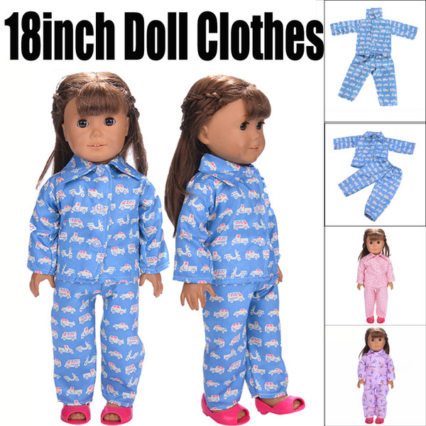 Cute Pajamas For 18 inch Our Generation American Girl Doll toys for girls for dolls lol