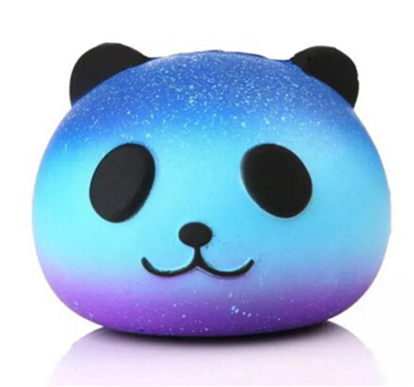 Cute PU Squishy Super Slow Rising Jumbo Panda Squishy Squeeze Phone Strap Kids Fun Toy Gift Decompression Toy