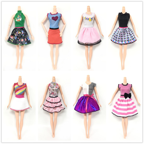 8 Style Fashion Dress Doll Clothes For 11.4