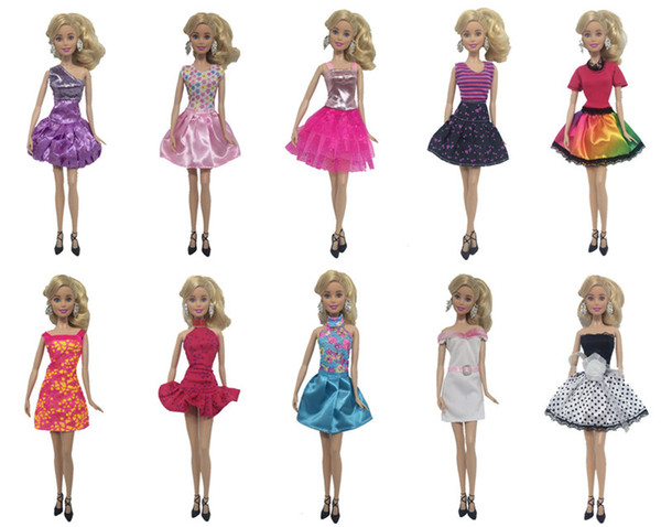 8 Style Fashion dress suit Doll Clothes For 12