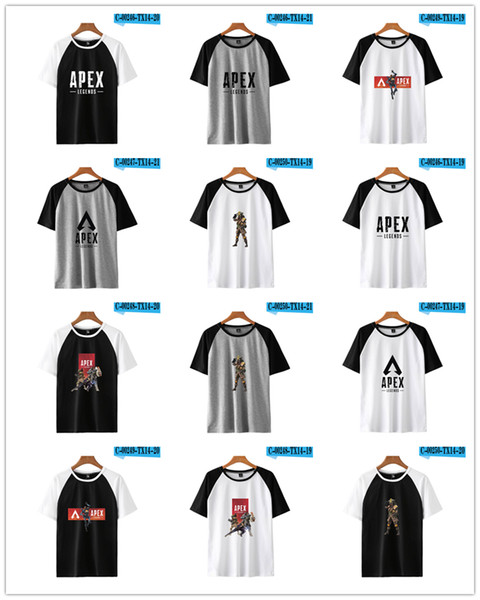 Hot 14style Apex Legends T-shirt Cospaly Battle Royale Vest Top to Game Men Women youth Harajuku Streetwear Tee Shirt Plus TB1462-H