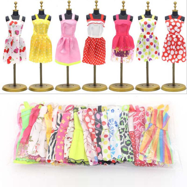 500Pcs Mix Dress Beautiful Handmade Party Dress for 11