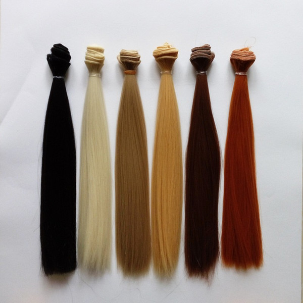 6PCS/LOT Hot Sale Doll Accessories DIY Straight Doll Hair BJD Hair