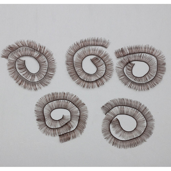 Popular 200pieceslot Best selling doll accessories bjd eyelash Brown -black- dark brown W:10mm 12mm