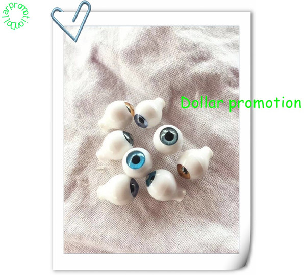 200 pieces/lot round doll eyes shape Reborn Baby Doll KitsDoll Eyeball Toys Eyeball Round Acrylic Doll Eyes Different Color Wholesale