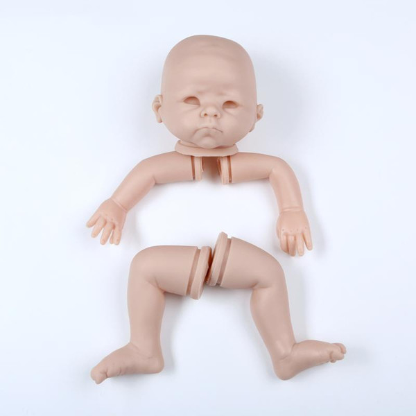 dk-1527 hot sale Silicone Reborn Baby Doll Kit Accessories DIY Vinyl Baby Doll Mold Lifelike Handmade Doll Kit for kid gift for children