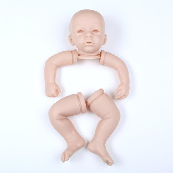 New soft vinyl reborn doll accessories silicone reborn dolls kits vinyl DIY wholesale unpainted blank Doll Part Unfinished Art Works