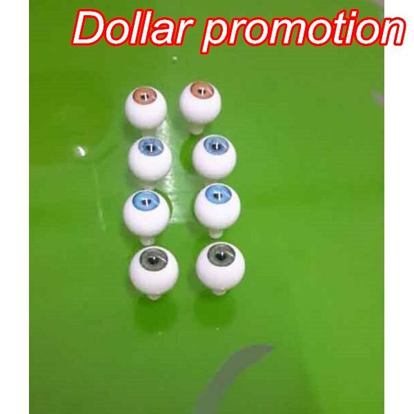 14mm 200 pieces/lot round doll eyes shape Reborn Baby Doll KitsDoll Eyeball Toys Eyeball Round Acrylic Doll Eyes Different Color Wholesale