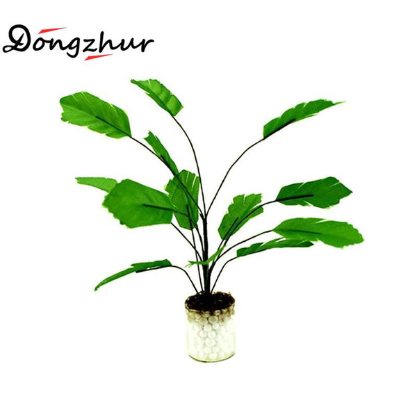 Accessories Mini PlasticMini Dwarf Pot Simulation Potted Plants Model Toys for Doll House Decoration For 1/12 Dollhouse WWP7912