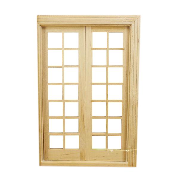 2018 New Arrival 1/12 Dollhouse Miniature DIY fitment Material Classic French Door