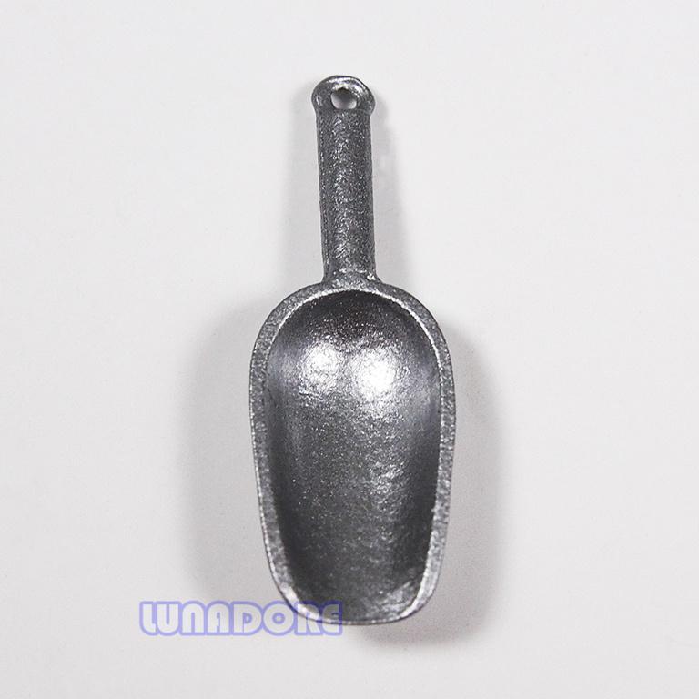 Wholesale-1:12 Scoop Metal Silver Garden Tools Outdoor Miniature Dollhouse for Re-ment Orcara Dolls Accessories