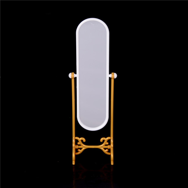 Dressing Mirror Doll Furniture Doll Accessories For Girl Birthday Gift House Miniature DIY Toys