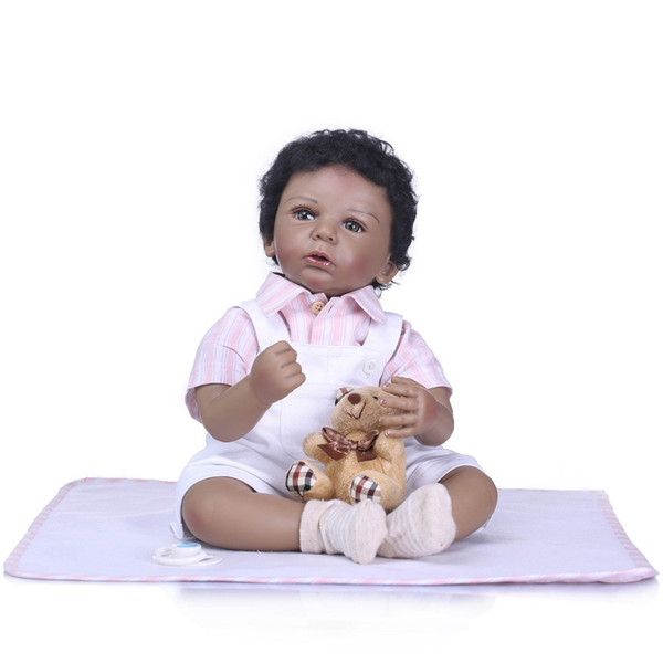 Latest new 50cm Silicone Reborn Boneca Realista Fashion Baby Dolls For Princess Children Birthday Gift Bebes Reborn Dolls