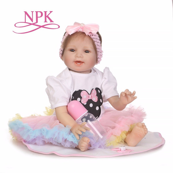 hot sale lifelike reborn baby doll silicone vinyl wholesale bebe dolls fashion doll kisd toys Christmas gift new year gift