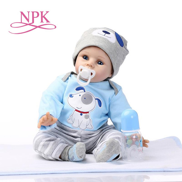 NPK free shipping hot sale lifelike reborn baby doll wholesale newborn baby fashion doll Christamas Gift newborn baby doll