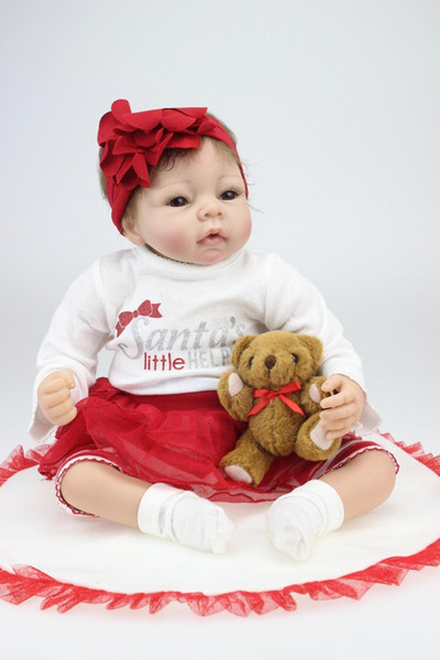 wholesale realistic simulation reborn baby doll soft silicone vinyl real gentle touch newborn