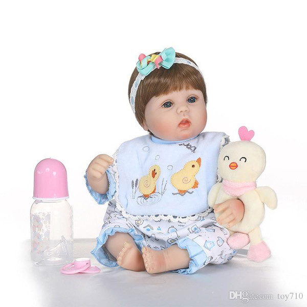 Soft Silicone bebe Reborn Baby Dolls with sleeping bag Toy For Girls NewBorn Baby Birthday Gift Children Bedtime Christmas Gift