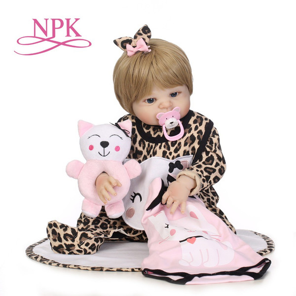 23inch 57CM Soft Silicone Reborn Baby Doll Girl Toys Lifelike Babies Boneca Full VInyl Fashion Dolls Bebe Reborn Menina