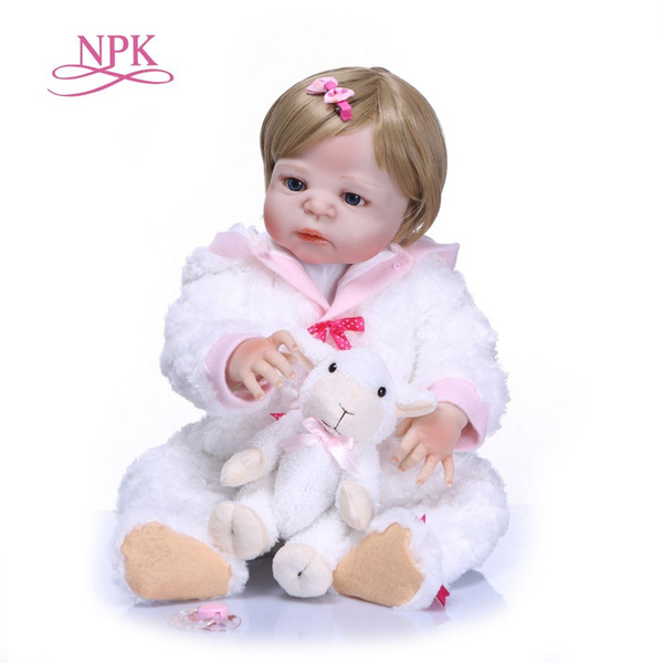 Full Silicone Vinyl Reborn Baby Doll Toys Lifelike Soft Touch Newborn babies Doll Kids Birthday Gift Girls Brinquedos