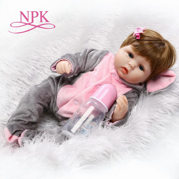 wholesale cute reborn baby doll soft real touch silicone vinyl doll lovely baby best toys and gift for children