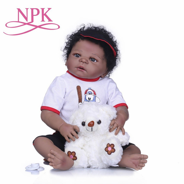 Bebe Reborn Dolls Realistic Full Silicone Baby Boy Doll In Cute Hair Style Reborn Alive Baby Dolls Girls Playmate Toys