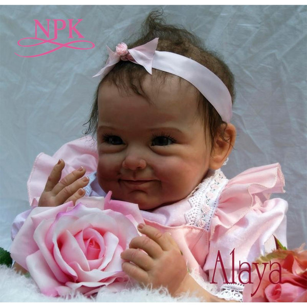 New Arrival 55CM high quality magnetic pacifier Realistic Handmade Baby Alive Girls Lovely Silicone Reborn bebe bjd Doll