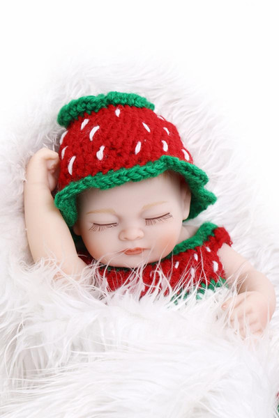 10 Inch Collection Full Silicone Vinyl Reborn Baby Doll Sleeping Fashion Doll for Baby Christmas and Birthday Gift Playmate