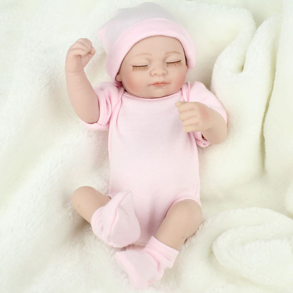 Free Shipping Hot Sell New Deign Reborn Baby Doll Fronzen Princess Girl's Great Present Soft Silicone Vinyl Doll