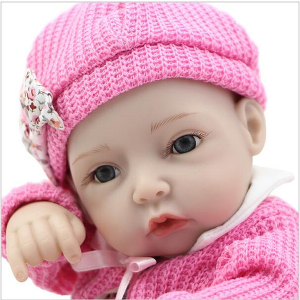 2019 New Style 28 CM Girl Baby Doll 11 Inch Full Soft Vinyl Body Reborn Alive Babies Dolls Kids Birthday Xmas Gift