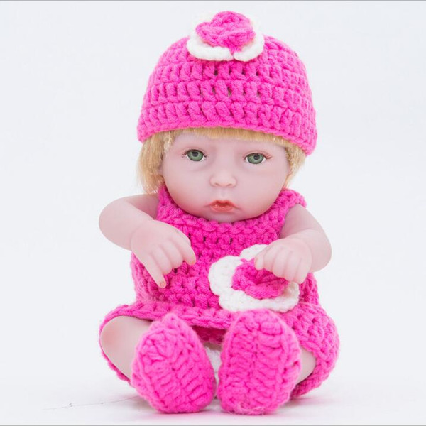 10 ''Reborn Doll Hot Sale Toys Cheap Slicone Reborn Baby Dolls mini Wholesale Gift Christmas Cute Baby Collection Doll Newest Christmas