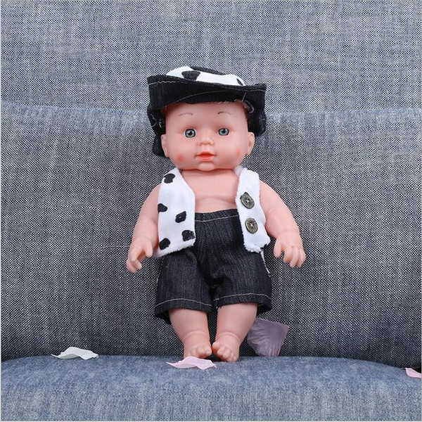 8inch Wash Full Silicone Vinyl Reborn Baby Doll Realistic Doll Fashion for Baby Play House Toy Christmas and Birthday