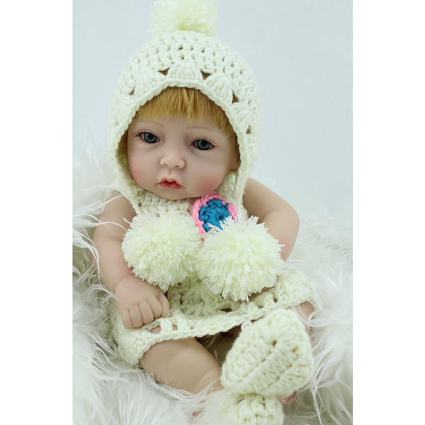 Mini Reborn Baby Doll 10 inch Vinyl Baby Alive Soft Silicone New Born Baby Toys Girls Gift