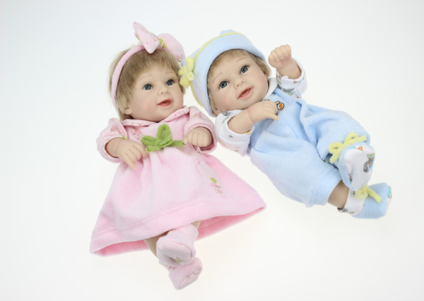 10Inch Collectible Soft Silicone Reborn Baby Doll Realistic Fashion Doll Toy Gift Christmas and Birthday for Baby