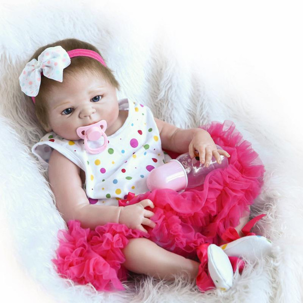 Silicone Reborn Baby Doll Toys For Girl Lifelike 23