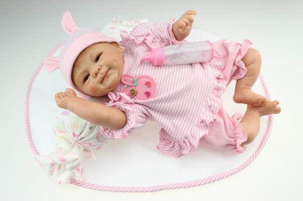 Wholesale 18 Inch Christmas Reborn Baby Doll With Clothes Hot Sell 45cm Reborn Baby Doll Clothes Best Doll For Kids