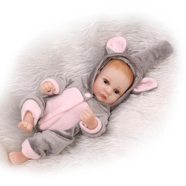 10inch Reborn Baby Doll Full Body Silicone Reborn Dolls Newborn Baby Doll Reborn Lifelike Toys Hobbies Doll Brinquedos Newest