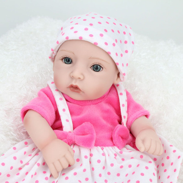 Collection Soft Silicone Reborn Baby Doll Realistic Newborn Baby Doll Fashion Gift For Kids Christmas &Birthday